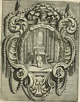 An illustration from Innocentia vindicata : in qua gravissimis argumentis ex S. Thoma petitis ostenditur, angelicum doctorem pro Immaculato Conceptu Deiparae sensisse & scripsisse ... (1695)