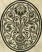 An illustration from Innocentia vindicata : in qua gravissimis argumentis ex S. Thoma petitis ostenditur, angelicum doctorem pro Immaculato Conceptu Deiparae sensisse & scripsisse ... (1695)