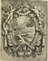 An illustration from Innocentia vindicata : in qua gravissimis argumentis ex S. Thoma petitis ostenditur, angelicum doctorem pro Immaculato Conceptu Deiparae sensisse & scripsisse ... (1695)