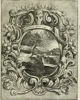 An illustration from Innocentia vindicata : in qua gravissimis argumentis ex S. Thoma petitis ostenditur, angelicum doctorem pro Immaculato Conceptu Deiparae sensisse & scripsisse ... (1695)