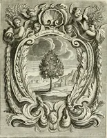 An illustration from Innocentia vindicata : in qua gravissimis argumentis ex S. Thoma petitis ostenditur, angelicum doctorem pro Immaculato Conceptu Deiparae sensisse & scripsisse ... (1695)