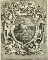 An illustration from Innocentia vindicata : in qua gravissimis argumentis ex S. Thoma petitis ostenditur, angelicum doctorem pro Immaculato Conceptu Deiparae sensisse & scripsisse ... (1695)