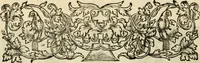 An illustration from Innocentia vindicata : in qua gravissimis argumentis ex S. Thoma petitis ostenditur, angelicum doctorem pro Immaculato Conceptu Deiparae sensisse & scripsisse ... (1695)