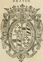 An illustration from In obitvm illvstriss. ac reverendissimi Alexandri Farnesii, Sancte Rom. Ecclesiae Cardinalis amplissimi Herculiani Monicij presb. parmen. oratio (1589)