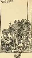 An illustration from An inquiry concerning the invention of printing : in which the systems of Meerman, Heinecken, Santander, and Koning are reviewed : including also notices of the early use of wood-engraving in Europe, the block-books, etc. (1863)
