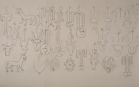 An illustration from An inquiry concerning the invention of printing : in which the systems of Meerman, Heinecken, Santander, and Koning are reviewed : including also notices of the early use of wood-engraving in Europe, the block-books, etc. (1863)