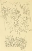 An illustration from An inquiry concerning the invention of printing : in which the systems of Meerman, Heinecken, Santander, and Koning are reviewed : including also notices of the early use of wood-engraving in Europe, the block-books, etc. (1863)