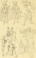 An illustration from An inquiry concerning the invention of printing : in which the systems of Meerman, Heinecken, Santander, and Koning are reviewed : including also notices of the early use of wood-engraving in Europe, the block-books, etc. (1863)