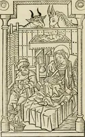 An illustration from An inquiry into the origin and early history of engraving : upon copper and in wood, with an account of engravers and their works, from the invention of chalcography by Maso Finiguerra, to the time of Marc' Antonio Raimondi (1816)