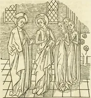 An illustration from An inquiry into the origin and early history of engraving : upon copper and in wood, with an account of engravers and their works, from the invention of chalcography by Maso Finiguerra, to the time of Marc' Antonio Raimondi (1816)
