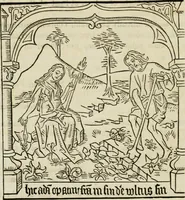 An illustration from An inquiry into the origin and early history of engraving : upon copper and in wood, with an account of engravers and their works, from the invention of chalcography by Maso Finiguerra, to the time of Marc' Antonio Raimondi (1816)