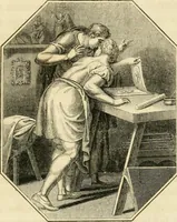 An illustration from An inquiry into the origin and early history of engraving : upon copper and in wood, with an account of engravers and their works, from the invention of chalcography by Maso Finiguerra, to the time of Marc' Antonio Raimondi (1816)