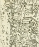 An illustration from An inquiry into the origin and early history of engraving : upon copper and in wood, with an account of engravers and their works, from the invention of chalcography by Maso Finiguerra, to the time of Marc' Antonio Raimondi (1816)