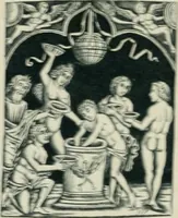 An illustration from An inquiry into the origin and early history of engraving : upon copper and in wood, with an account of engravers and their works, from the invention of chalcography by Maso Finiguerra, to the time of Marc' Antonio Raimondi (1816)