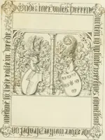 An illustration from An inquiry into the origin and early history of engraving : upon copper and in wood, with an account of engravers and their works, from the invention of chalcography by Maso Finiguerra, to the time of Marc' Antonio Raimondi (1816)