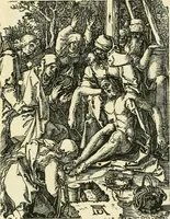 An illustration from An inquiry into the origin and early history of engraving : upon copper and in wood, with an account of engravers and their works, from the invention of chalcography by Maso Finiguerra, to the time of Marc' Antonio Raimondi (1816)