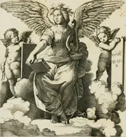An illustration from An inquiry into the origin and early history of engraving : upon copper and in wood, with an account of engravers and their works, from the invention of chalcography by Maso Finiguerra, to the time of Marc' Antonio Raimondi (1816)