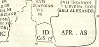 An illustration from Inscriptiones antiqvae in Etrvriae vrbibvs exstantes (1727)