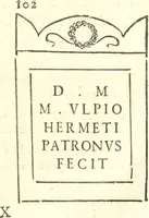 An illustration from Inscriptiones antiqvae in Etrvriae vrbibvs exstantes (1727)
