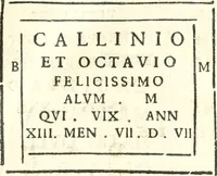 Picture 64 of 139 from Inscriptiones antiqvae in Etrvriae vrbibvs exstantes (1727), leaf 296