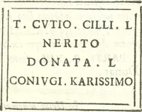 Picture 82 of 139 from Inscriptiones antiqvae in Etrvriae vrbibvs exstantes (1727), leaf 358