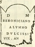 An illustration from Inscriptiones antiqvae in Etrvriae vrbibvs exstantes (1727)