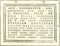Picture 115 of 139 from Inscriptiones antiqvae in Etrvriae vrbibvs exstantes (1727), leaf 512