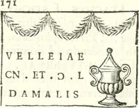 Picture 119 of 139 from Inscriptiones antiqvae in Etrvriae vrbibvs exstantes (1727), leaf 528