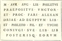 An illustration from Inscriptiones antiqvae in Etrvriae vrbibvs exstantes (1727)