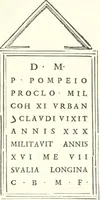 An illustration from Inscriptiones antiqvae in Etrvriae vrbibvs exstantes (1727)