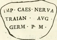 An illustration from Inscriptiones antiqvae in Etrvriae vrbibvs exstantes (1727)