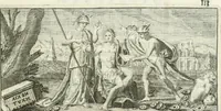 An illustration from Inscriptiones Atticae : nunc primum ex cl. Maffeii schedis in lucem editae Latina interpretatione brevibusque observationibus illustratae (1752)