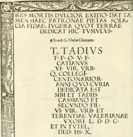Picture 56 of 327 from Inscriptiones sacrosanctae vetvstatis : non illae qvidem romanae, sed totivs fere orbis svmmo stvdio ac maximis impensis Terra Mariqs conquisitæ feliciter incipiunt (1534), leaf 129