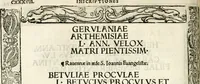 Picture 86 of 327 from Inscriptiones sacrosanctae vetvstatis : non illae qvidem romanae, sed totivs fere orbis svmmo stvdio ac maximis impensis Terra Mariqs conquisitæ feliciter incipiunt (1534), leaf 179