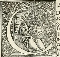 An illustration from Inscriptiones sacrosanctae vetvstatis : non illae qvidem romanae, sed totivs fere orbis svmmo stvdio ac maximis impensis Terra Mariqs conquisitæ feliciter incipiunt (1534)
