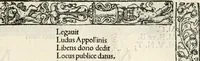 Picture 12 of 327 from Inscriptiones sacrosanctae vetvstatis : non illae qvidem romanae, sed totivs fere orbis svmmo stvdio ac maximis impensis Terra Mariqs conquisitæ feliciter incipiunt (1534), leaf 30