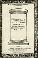 Picture 196 of 327 from Inscriptiones sacrosanctae vetvstatis : non illae qvidem romanae, sed totivs fere orbis svmmo stvdio ac maximis impensis Terra Mariqs conquisitæ feliciter incipiunt (1534), leaf 344