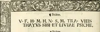 An illustration from Inscriptiones sacrosanctae vetvstatis : non illae qvidem romanae, sed totivs fere orbis svmmo stvdio ac maximis impensis Terra Mariqs conquisitæ feliciter incipiunt (1534)