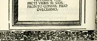 An illustration from Inscriptiones sacrosanctae vetvstatis : non illae qvidem romanae, sed totivs fere orbis svmmo stvdio ac maximis impensis Terra Mariqs conquisitæ feliciter incipiunt (1534)
