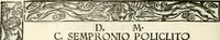 An illustration from Inscriptiones sacrosanctae vetvstatis : non illae qvidem romanae, sed totivs fere orbis svmmo stvdio ac maximis impensis Terra Mariqs conquisitæ feliciter incipiunt (1534)