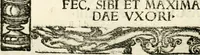 Picture 231 of 327 from Inscriptiones sacrosanctae vetvstatis : non illae qvidem romanae, sed totivs fere orbis svmmo stvdio ac maximis impensis Terra Mariqs conquisitæ feliciter incipiunt (1534), leaf 437