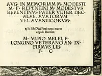Picture 234 of 327 from Inscriptiones sacrosanctae vetvstatis : non illae qvidem romanae, sed totivs fere orbis svmmo stvdio ac maximis impensis Terra Mariqs conquisitæ feliciter incipiunt (1534), leaf 447