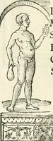 An illustration from Inscriptiones sacrosanctae vetvstatis : non illae qvidem romanae, sed totivs fere orbis svmmo stvdio ac maximis impensis Terra Mariqs conquisitæ feliciter incipiunt (1534)