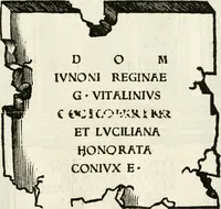 Picture 278 of 327 from Inscriptiones sacrosanctae vetvstatis : non illae qvidem romanae, sed totivs fere orbis svmmo stvdio ac maximis impensis Terra Mariqs conquisitæ feliciter incipiunt (1534), leaf 510