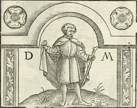 An illustration from Inscriptiones sacrosanctae vetvstatis : non illae qvidem romanae, sed totivs fere orbis svmmo stvdio ac maximis impensis Terra Mariqs conquisitæ feliciter incipiunt (1534)