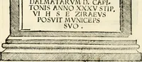 Picture 288 of 327 from Inscriptiones sacrosanctae vetvstatis : non illae qvidem romanae, sed totivs fere orbis svmmo stvdio ac maximis impensis Terra Mariqs conquisitæ feliciter incipiunt (1534), leaf 519