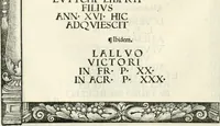 An illustration from Inscriptiones sacrosanctae vetvstatis : non illae qvidem romanae, sed totivs fere orbis svmmo stvdio ac maximis impensis Terra Mariqs conquisitæ feliciter incipiunt (1534)