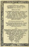 An illustration from Inscriptiones sacrosanctae vetustatis non illae quidem Romanae, sed totius fere orbis summo studio ac maxiimis impensis terra mariq[ue] conquisitae feliciter incipiunt. (1534)