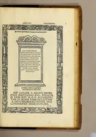An illustration from Inscriptiones sacrosanctae vetustatis non illae quidem Romanae, sed totius fere orbis summo studio ac maxiimis impensis terra mariq[ue] conquisitae feliciter incipiunt. (1534)