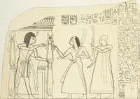 An illustration from Inscriptions in the hieratic and demotic character : from the collections of the British Museum. (1868)